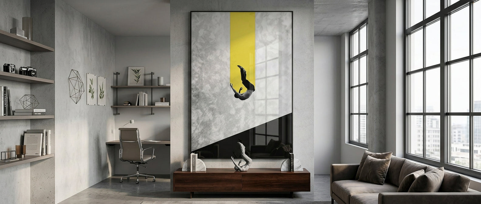 DOTCOMCANVAS® The great fall Acrylglasbild – Website Banner