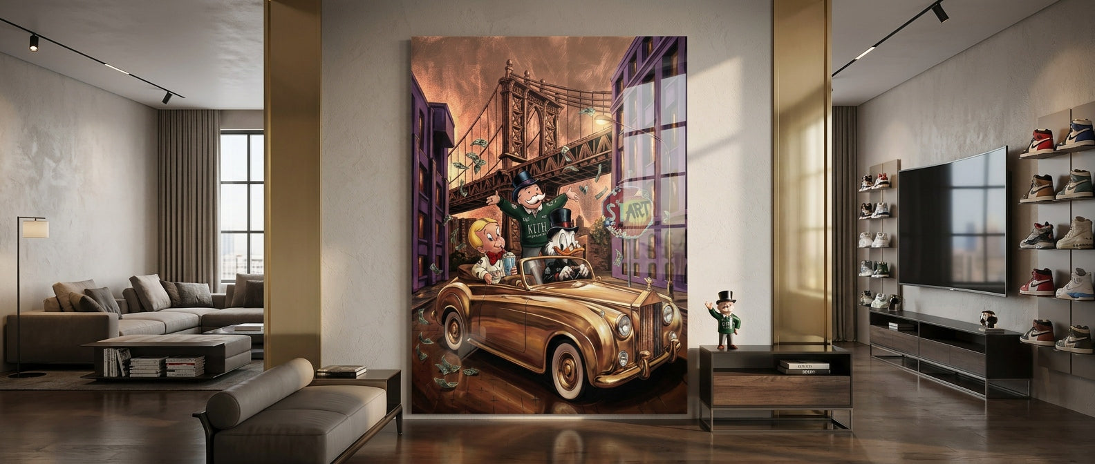 DOTCOMCANVAS New York Vibe Acrylglasbild Website Banner