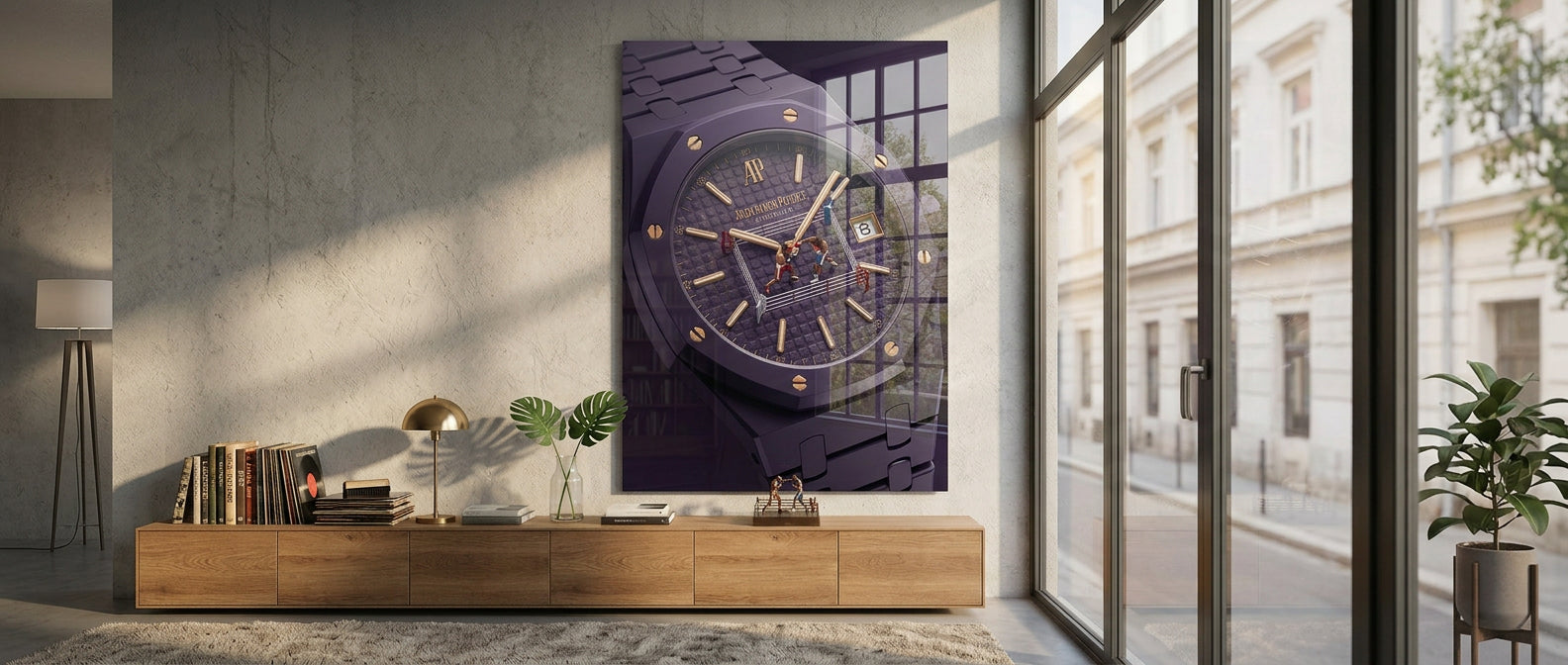 Luxury Timepiece – Boxing Acrylglasbild Banner