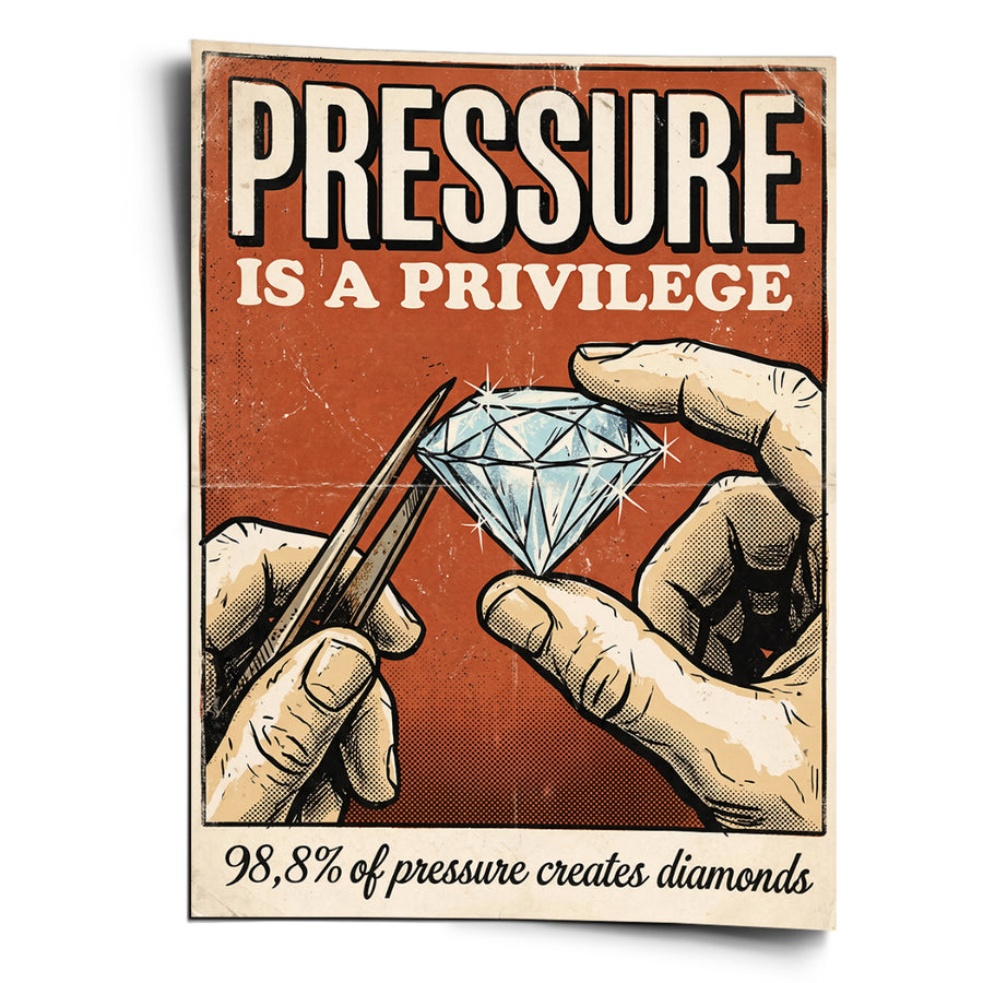 Pressure Is A Privilege - Poster – front