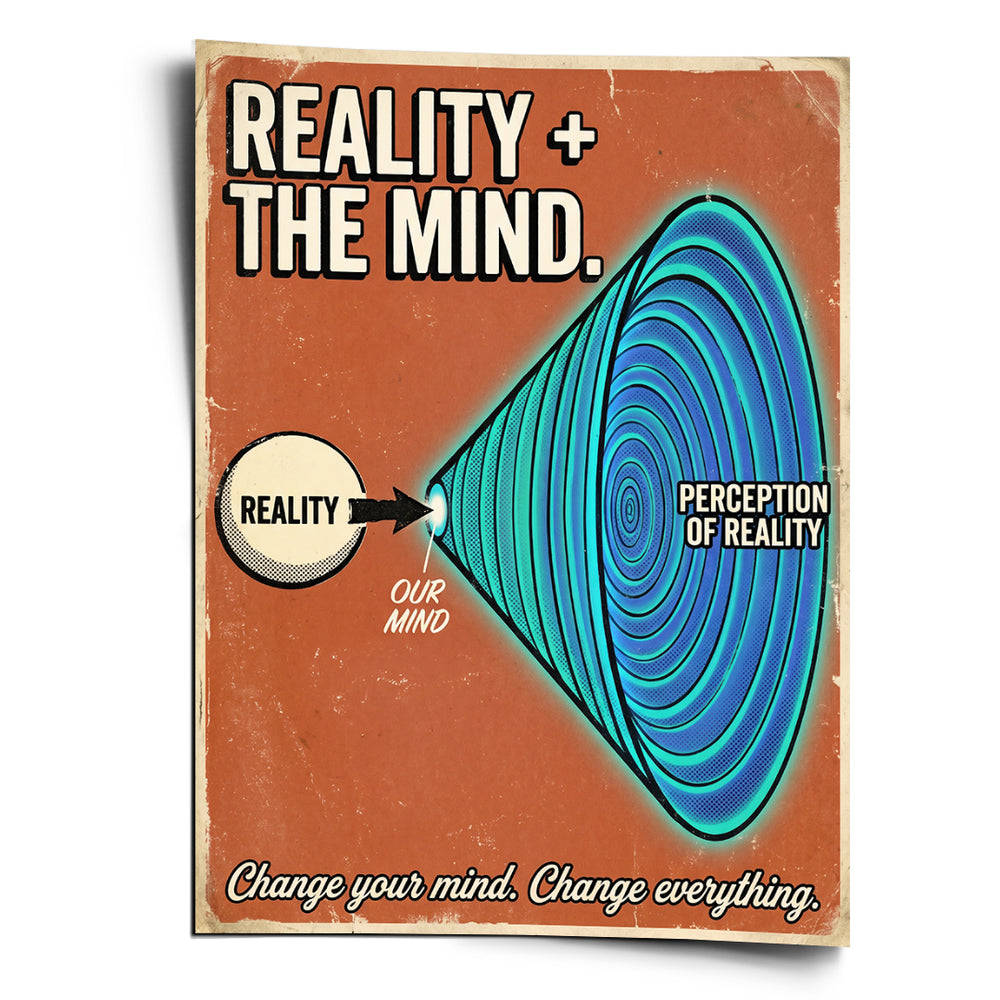 DOTCOMCANVAS Poster Reality + The Mind