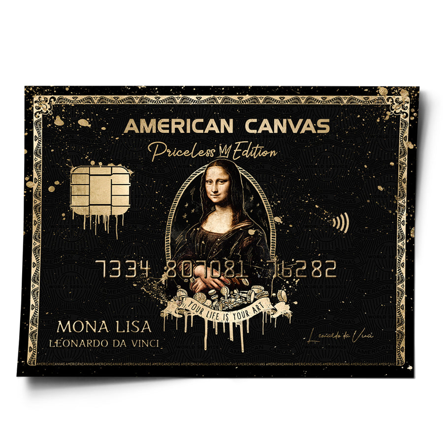 Royal American Canvas – Mona Lisa - Poster – Vorderseite