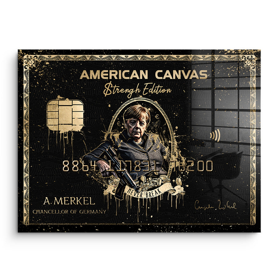 Royal American Canvas – Angela Merkel – Acrylic Glass – front