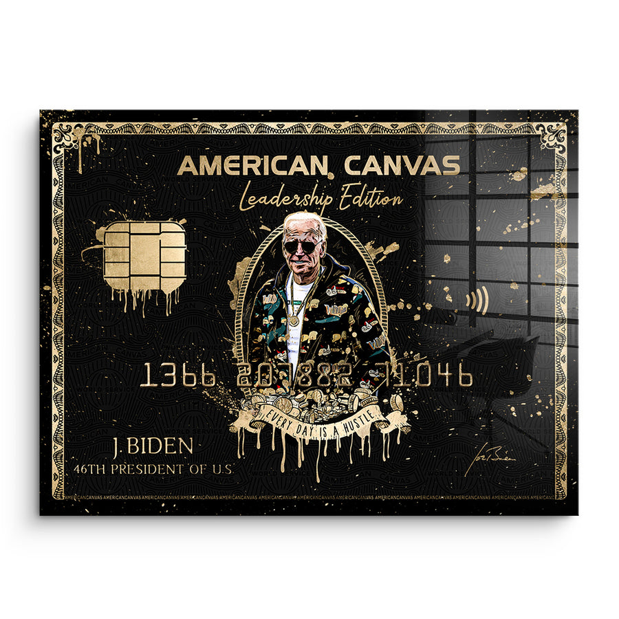 Royal American Canvas – Joe Biden - Acrylglas – Vorderseite