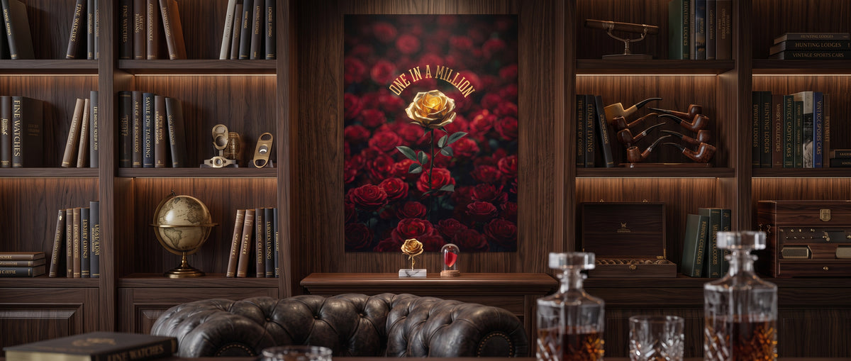 Poster One in a Million in Red Website Banner
