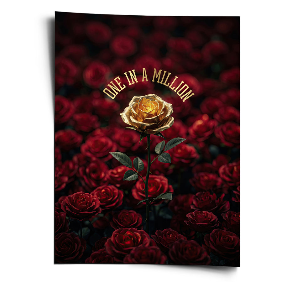 One in a Million in Red - Poster – Vorderseite
