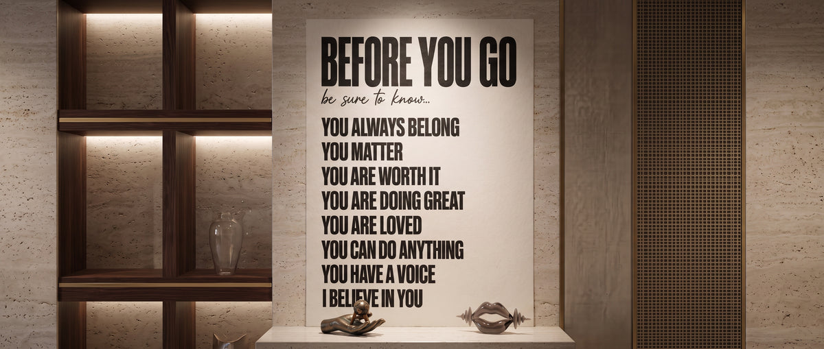 Poster Before You Go Website Banner