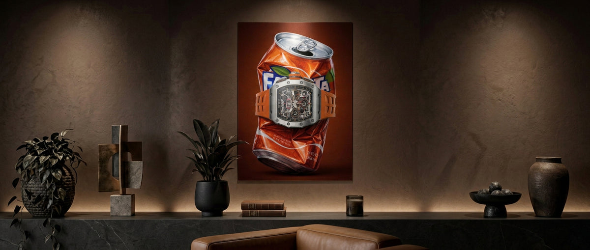 Poster Crushed Orange Website Banner
