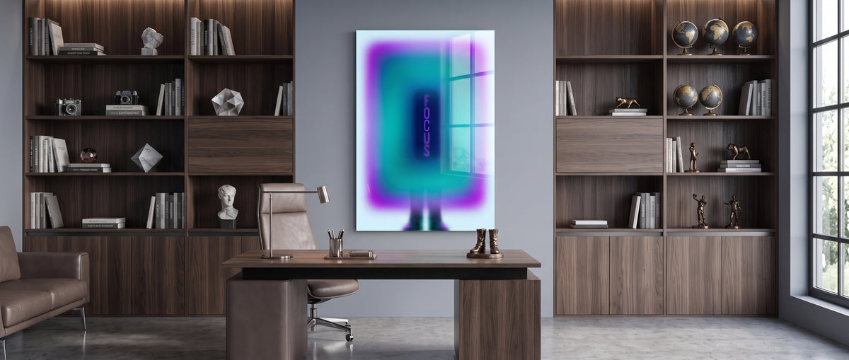 Acrylglasbild Focus Aura Website Banner