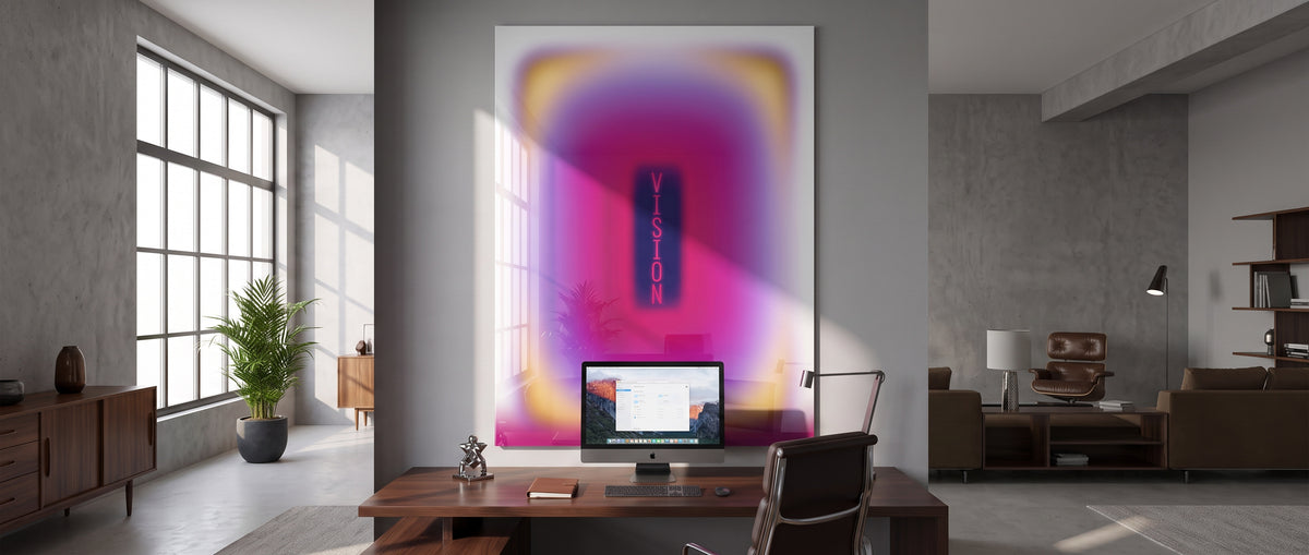 Acrylglasbild Vision Aura Website Banner