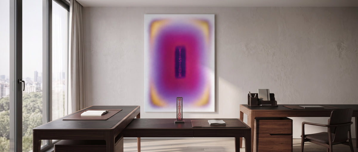 Leinwandbild Vision Aura Website Banner
