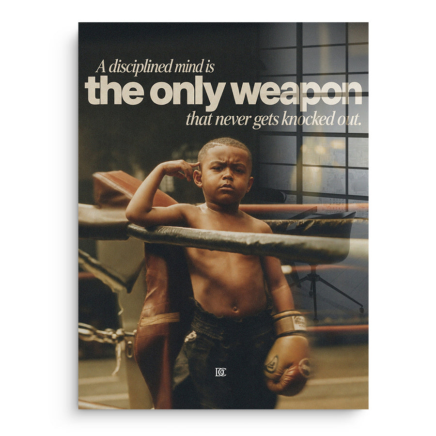 The Only Weapon - Acrylic Glass – front
