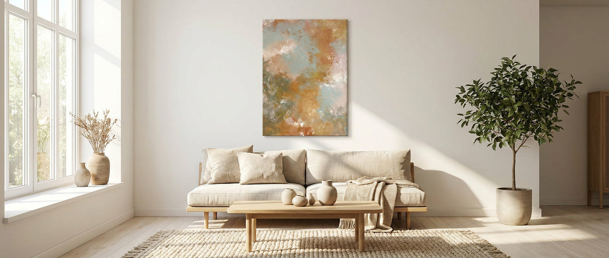 DOTCOMCANVAS Banner A place unspoken Leinwandbild