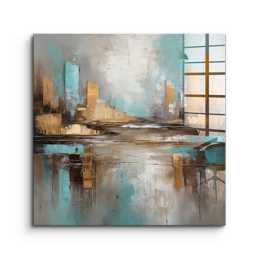 Lost city of the Desert - Acrylglas – Vorderseite