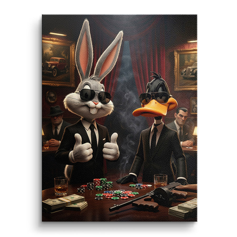 Casino Bunny and Duck – Vorderseite