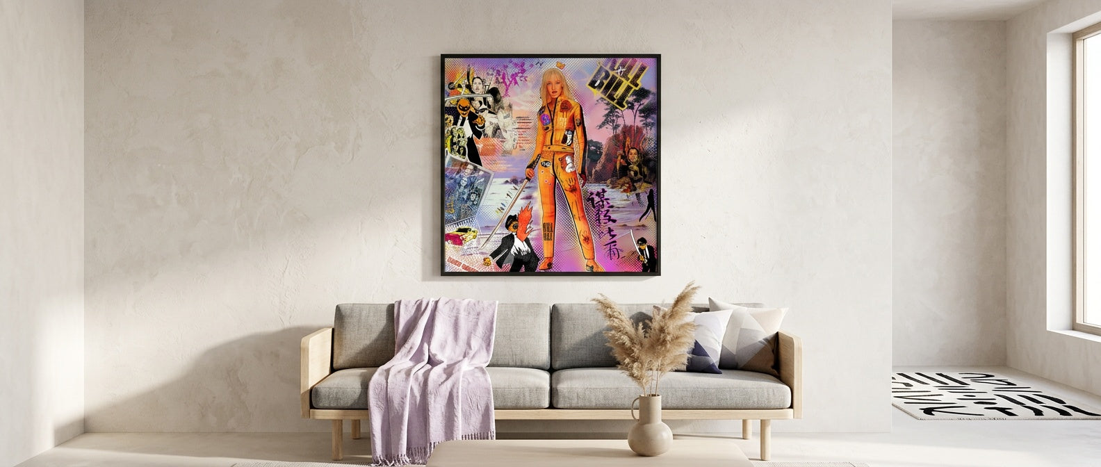 DOTCOMCANVAS Yellow Vengeance Poster Banner