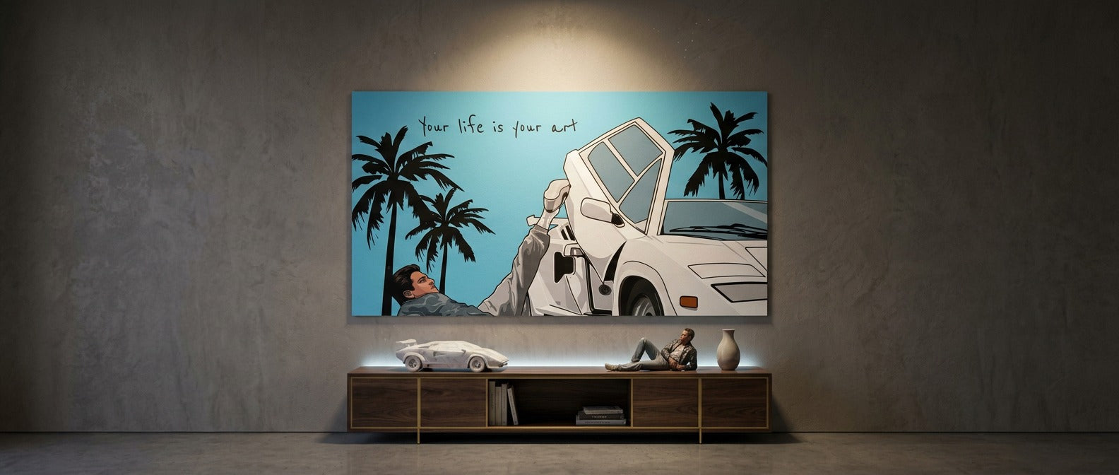 Your life is your art Poster Banner
