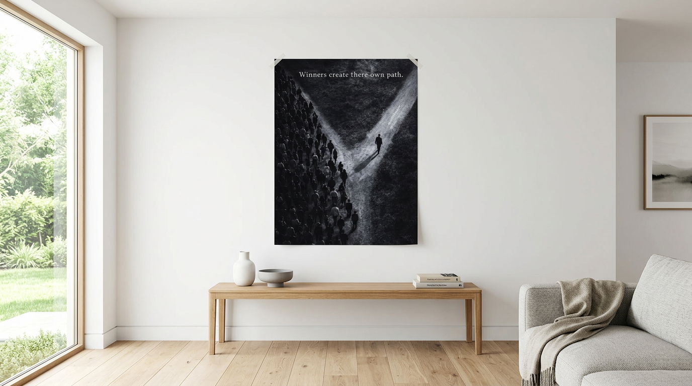 3586 Winners Path - Poster Banner