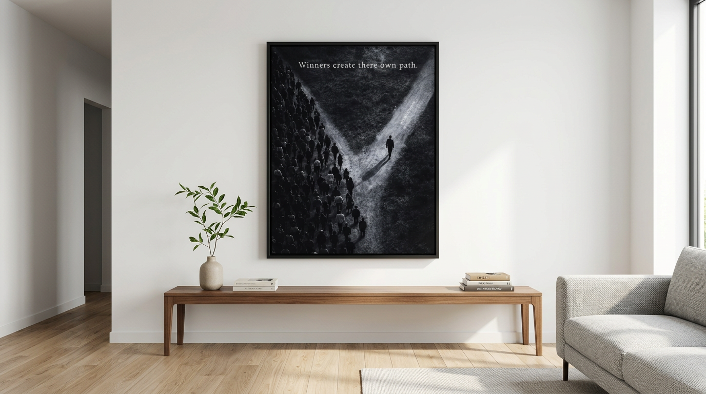 3586 Winners Path - Canvas Banner