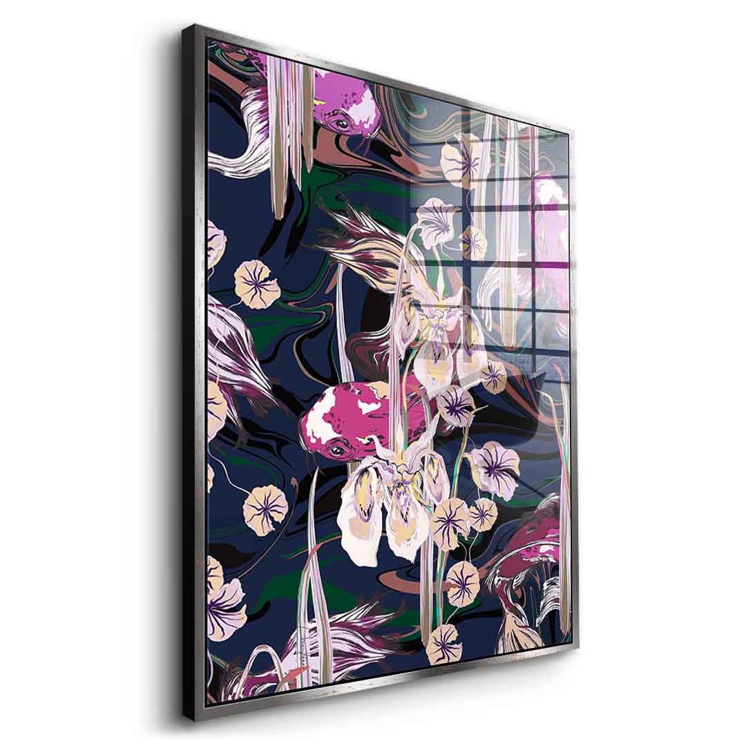Koi Pond Purple - Akryl