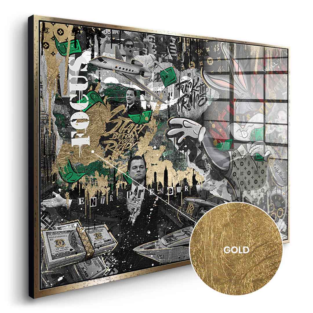Business Bunny - Blattgold | Limited