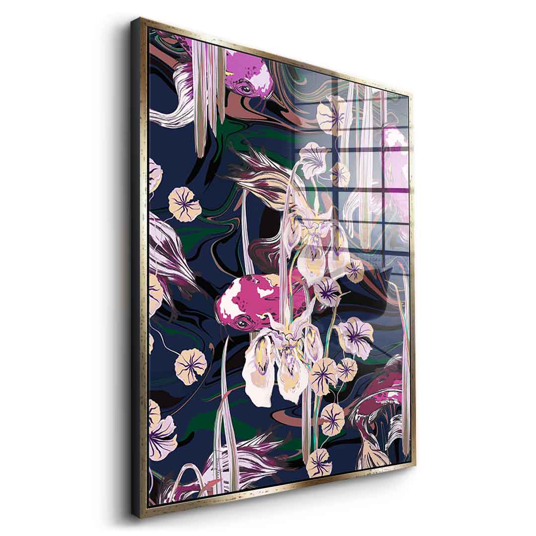 Koi Pond Purple - Akryl