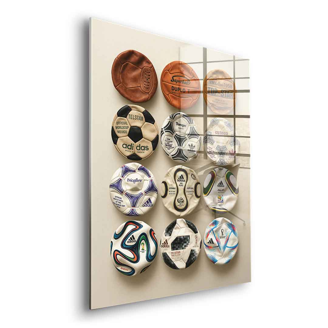Flat World Cup Ball collection - Acrylglas