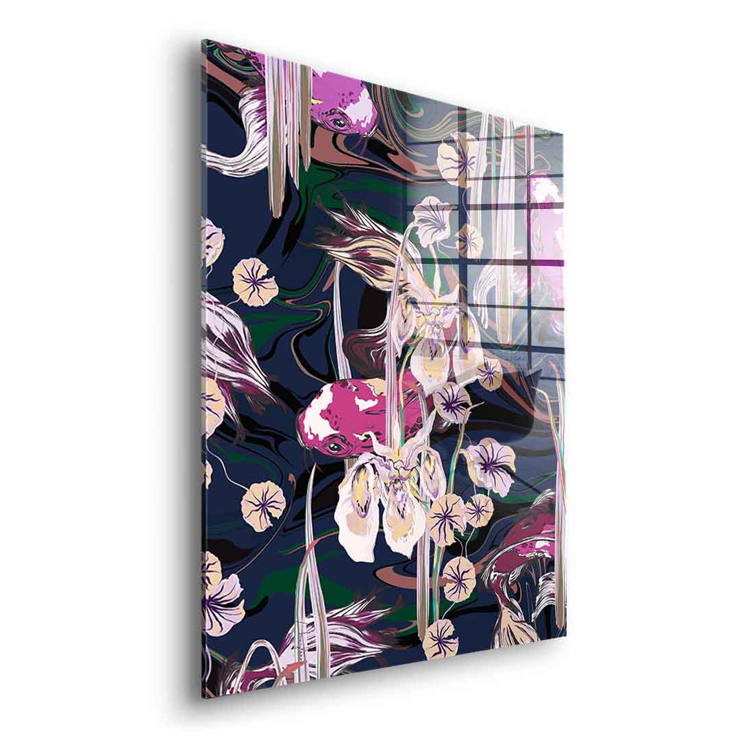 Koi Pond Purple - Akryl