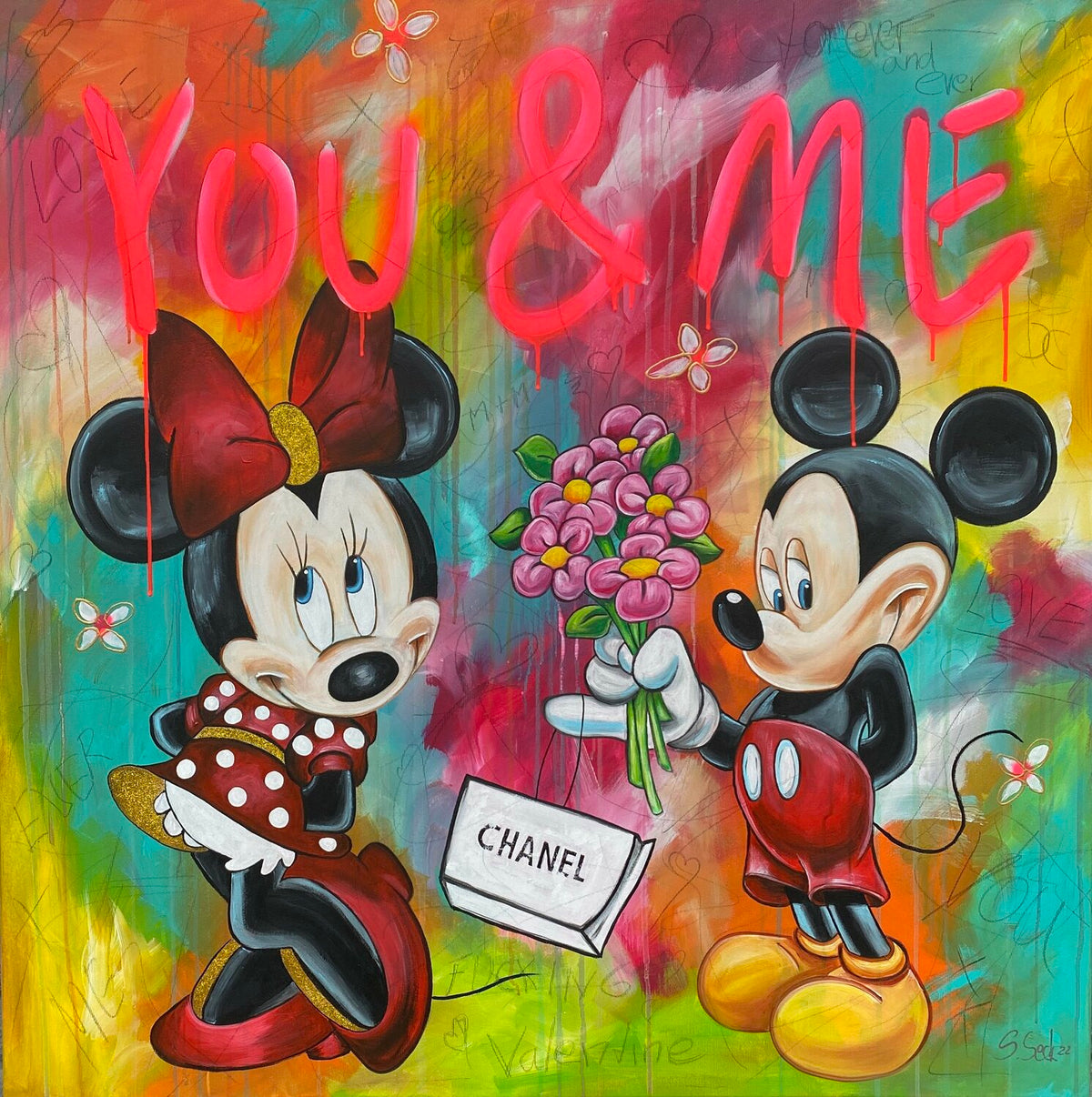 You & Me – Original-Gemälde von Sabrina Seck