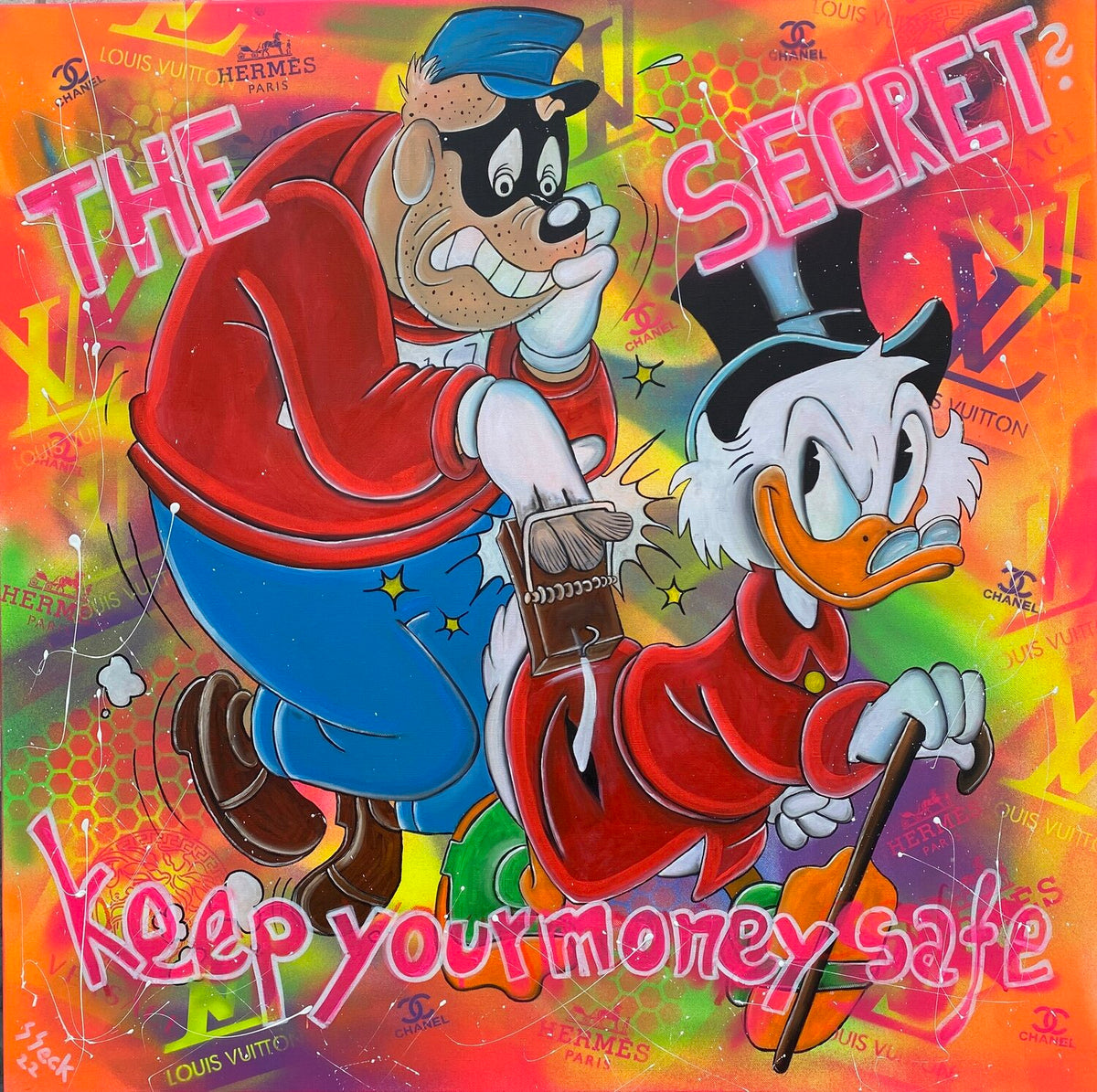 Keep your money safe – Original-Gemälde von Sabrina Seck