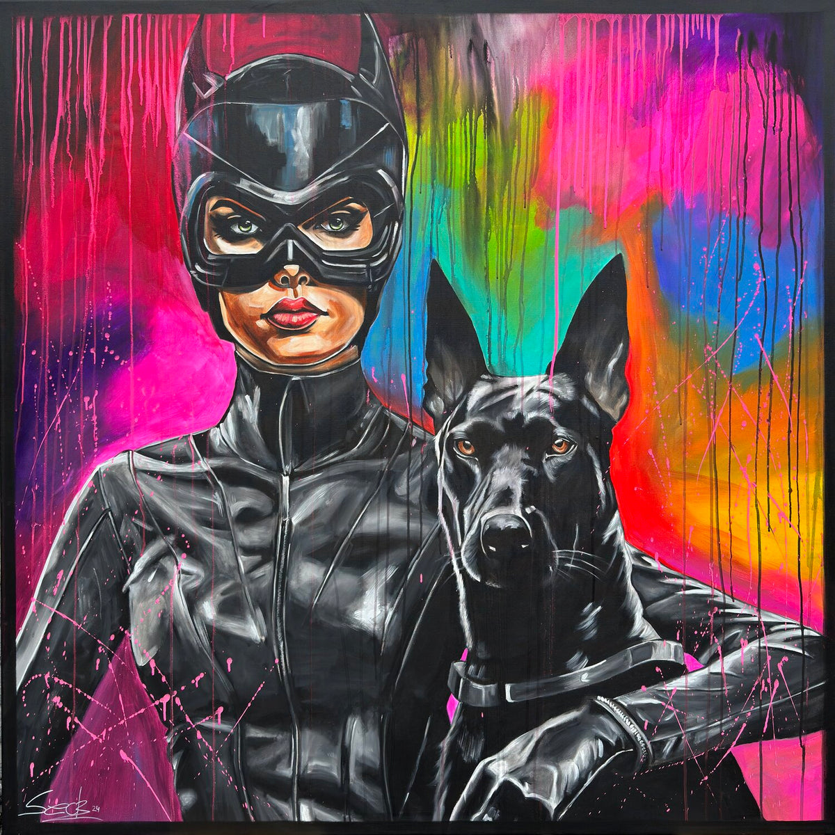 Best Friend – Original-Gemälde von Sabrina Seck