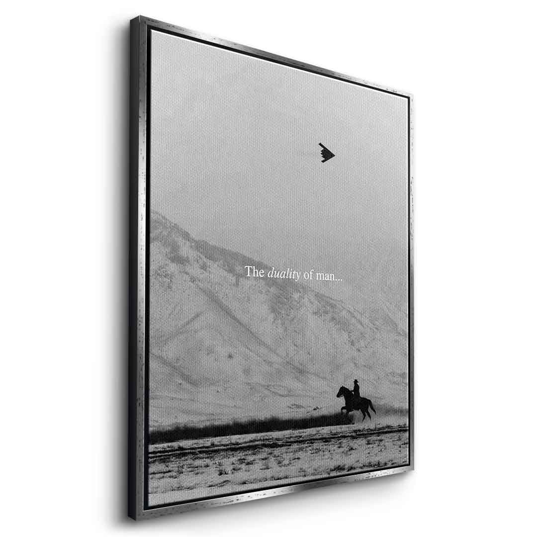 DOTCOMCANVAS® The duality of man - Detail