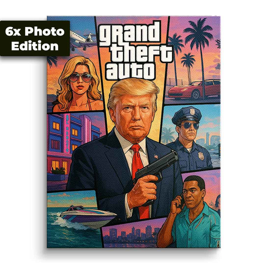 Kolaż GTA — spersonalizowany obraz ścienny