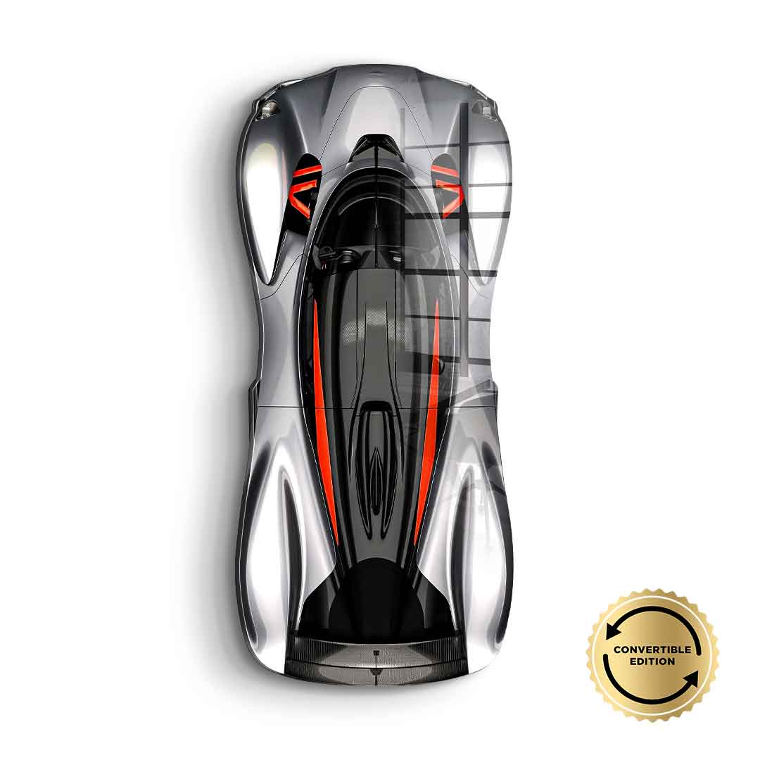 Rzeźba ścienna Aston Martin Valkyrie - szkło akrylowe