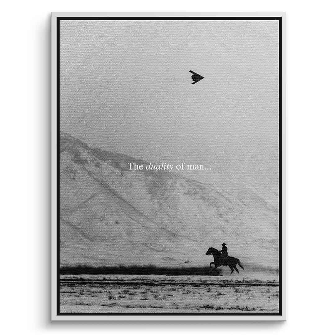 DOTCOMCANVAS® The duality of man - Detail