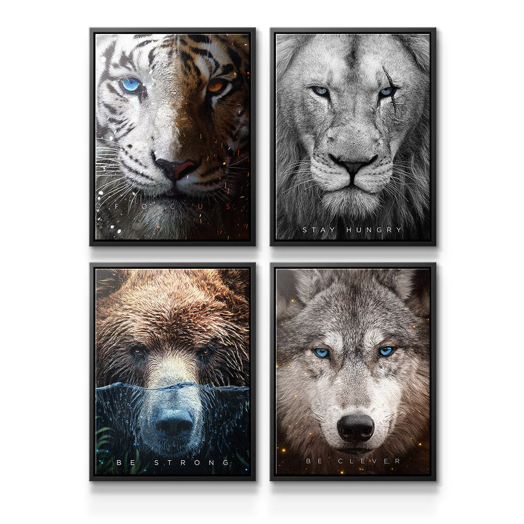 Animal face - Leinwand 4x