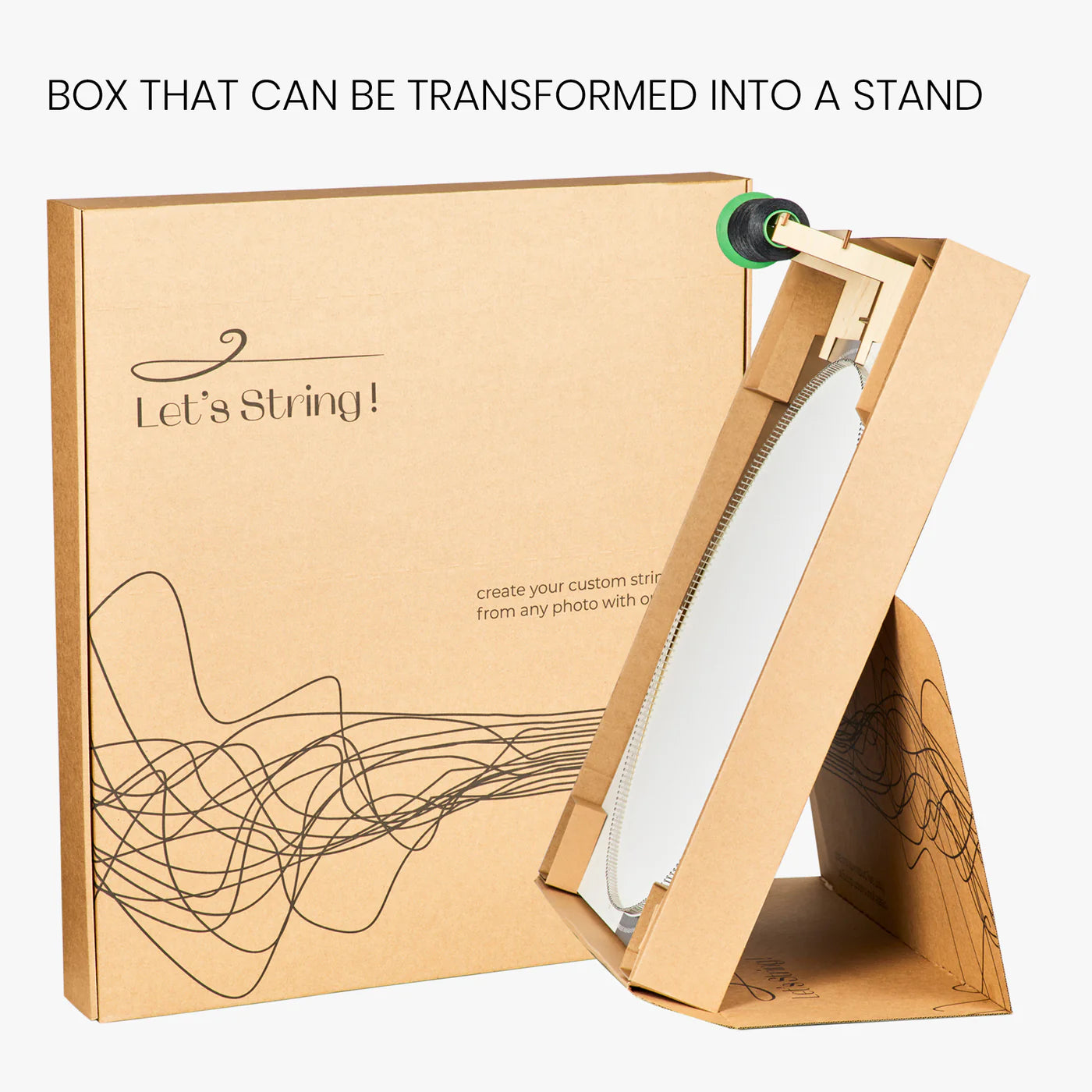String Art DIY Kit: Artwork to create yourself with app instructions