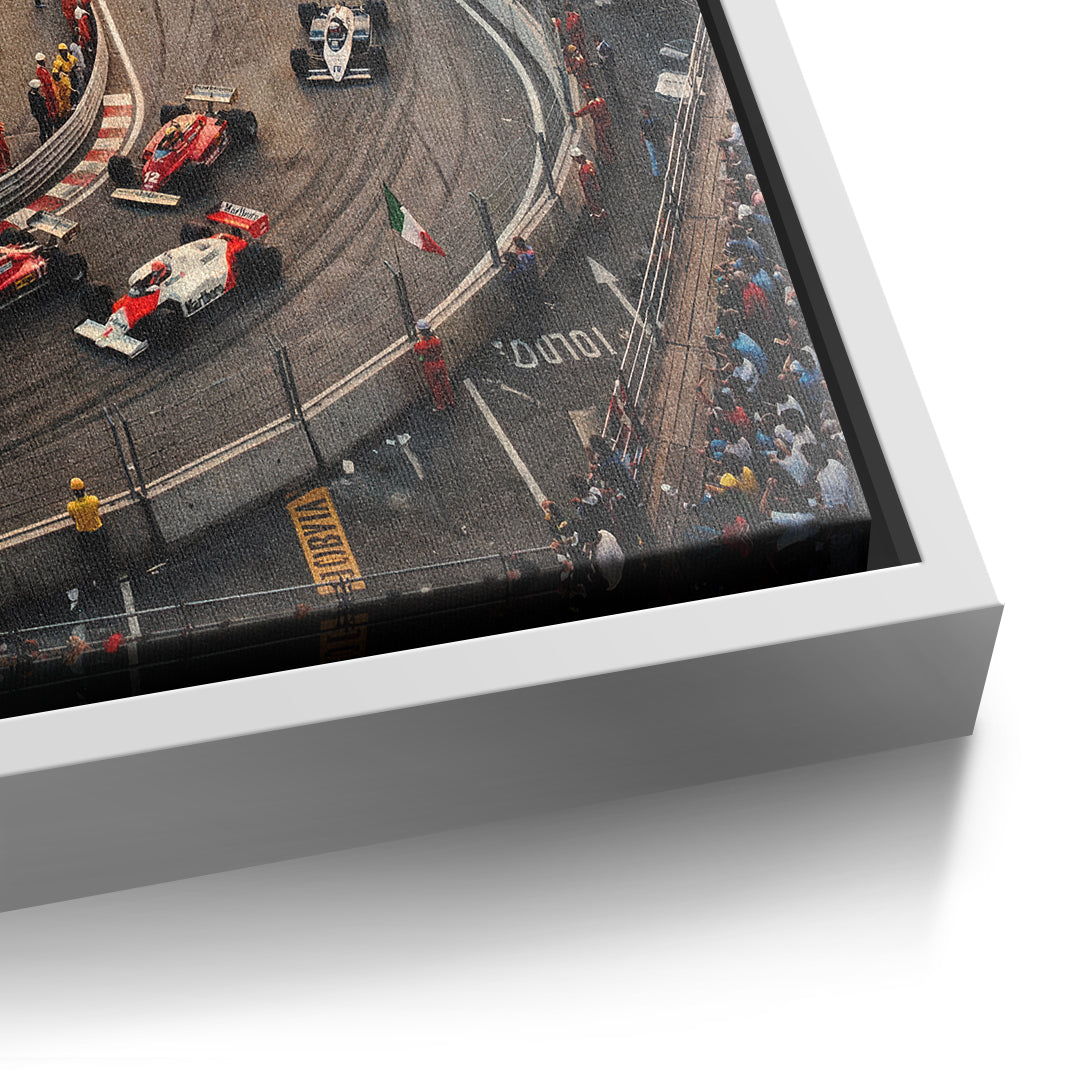 DOTCOMCANVAS Rome F1 Leinwandbild Detail weiss
