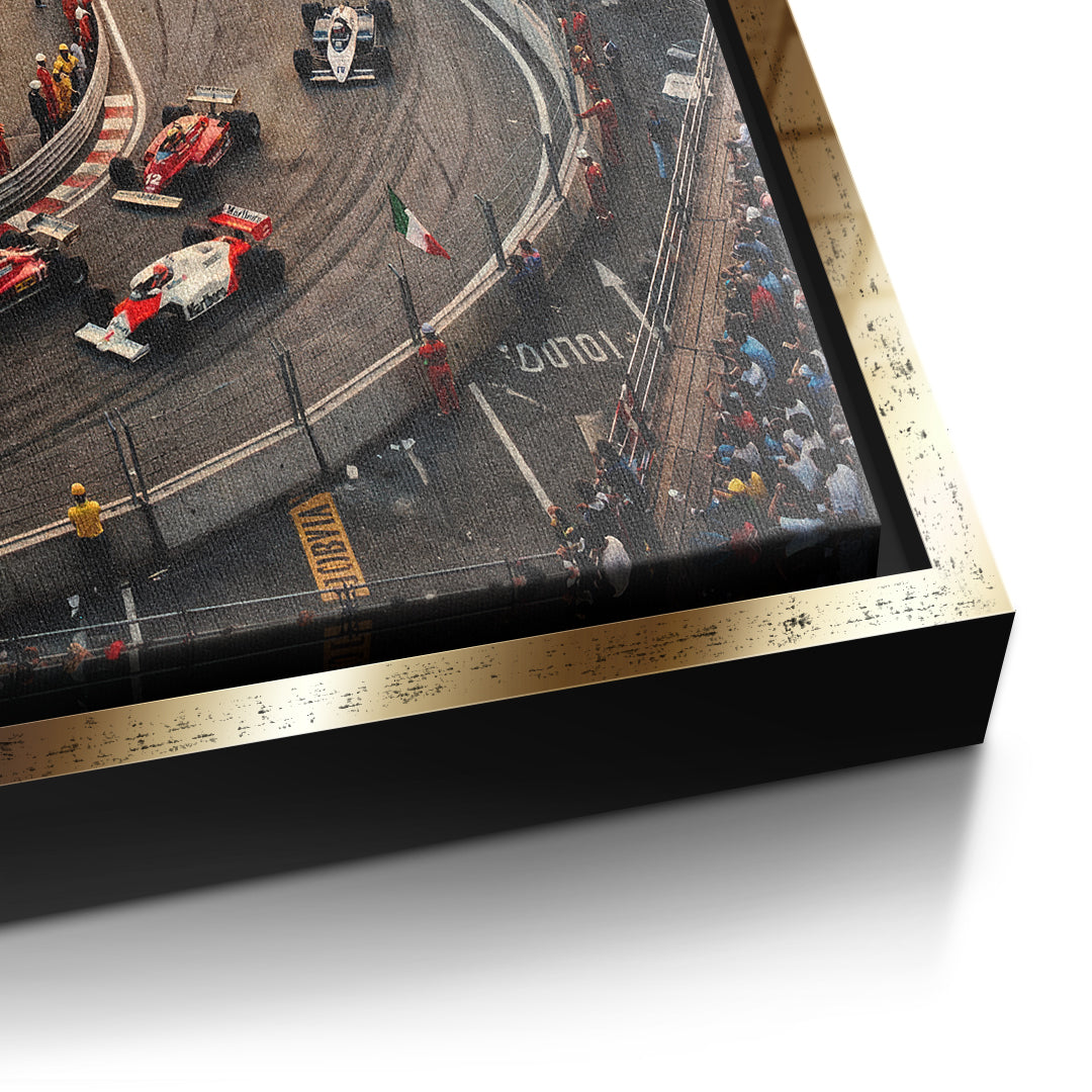 DOTCOMCANVAS Rome F1 Leinwandbild Detail gold