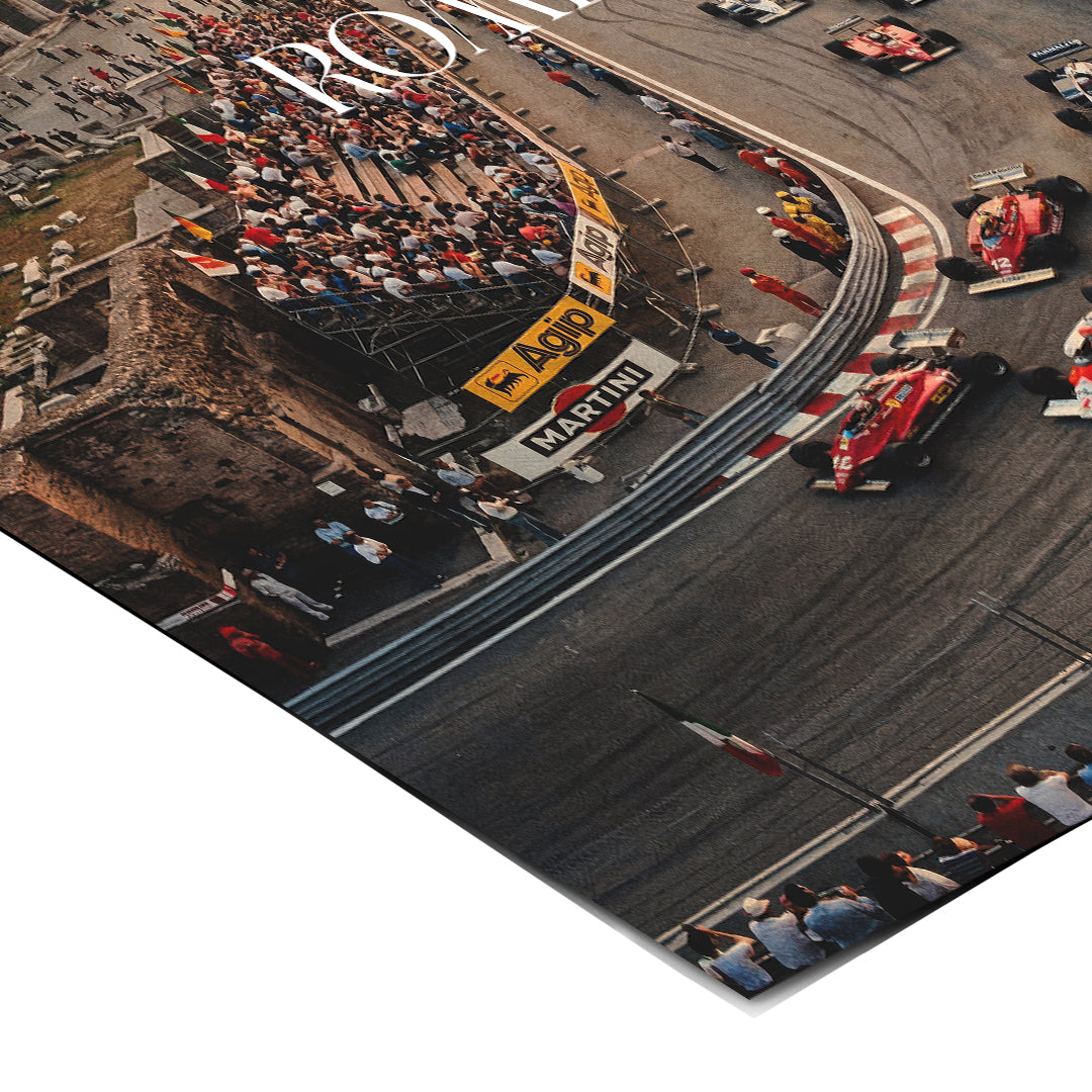 DOTCOMCANVAS Rome F1 Poster Corner Detail