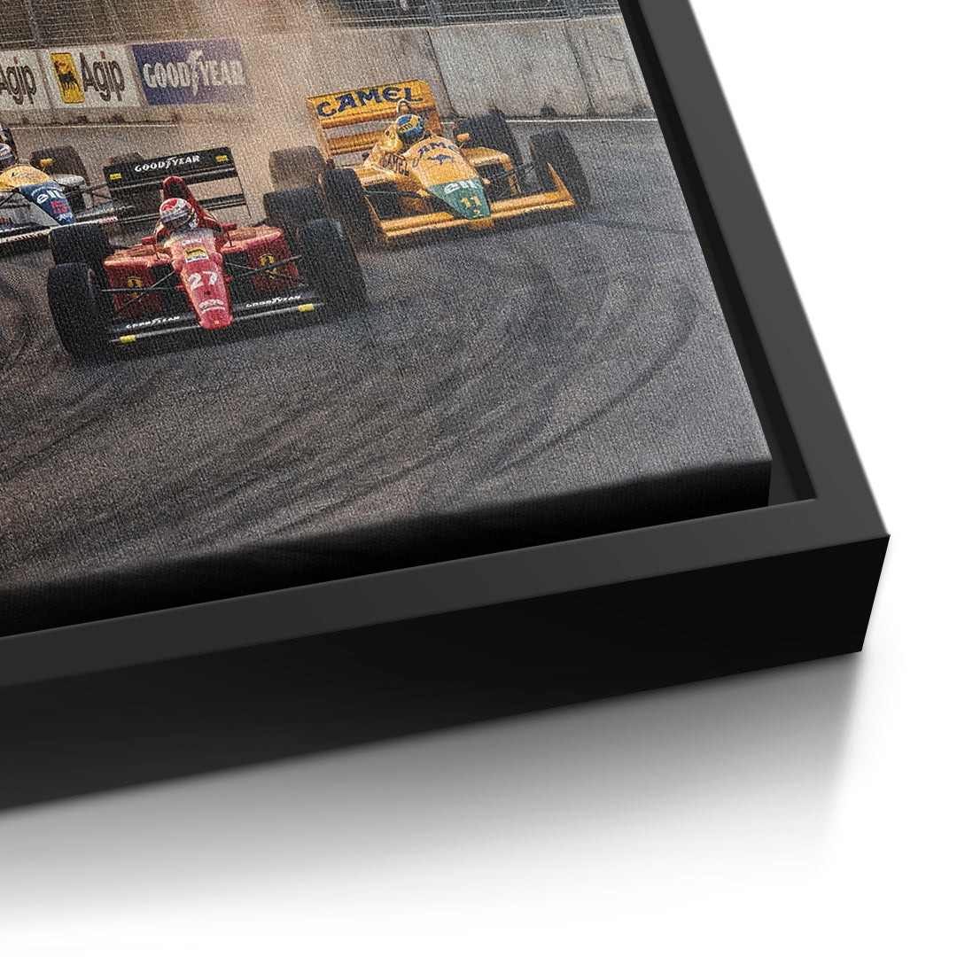 DOTCOMCANVAS Washington F1 Leinwandbild Detail schwarz