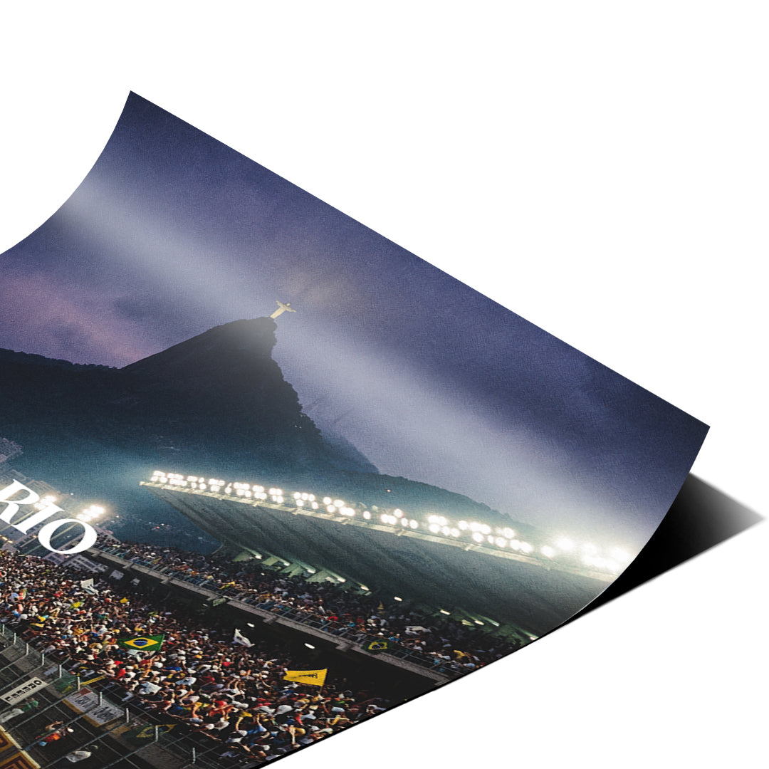 DOTCOMCANVAS Rio F1 Poster Corner Detail 2