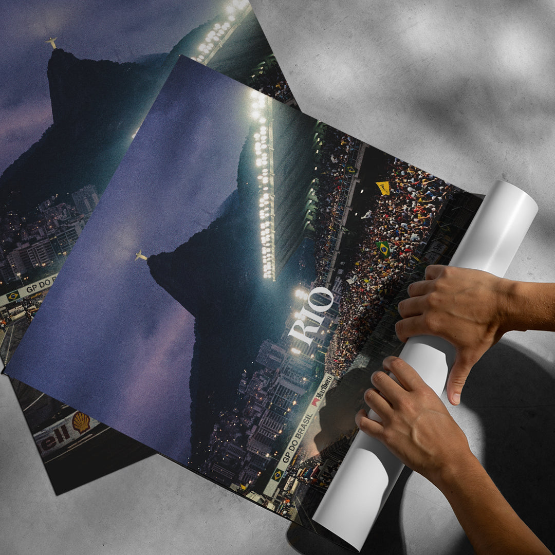 DOTCOMCANVAS Rio F1 Poster Roll-Up Banner