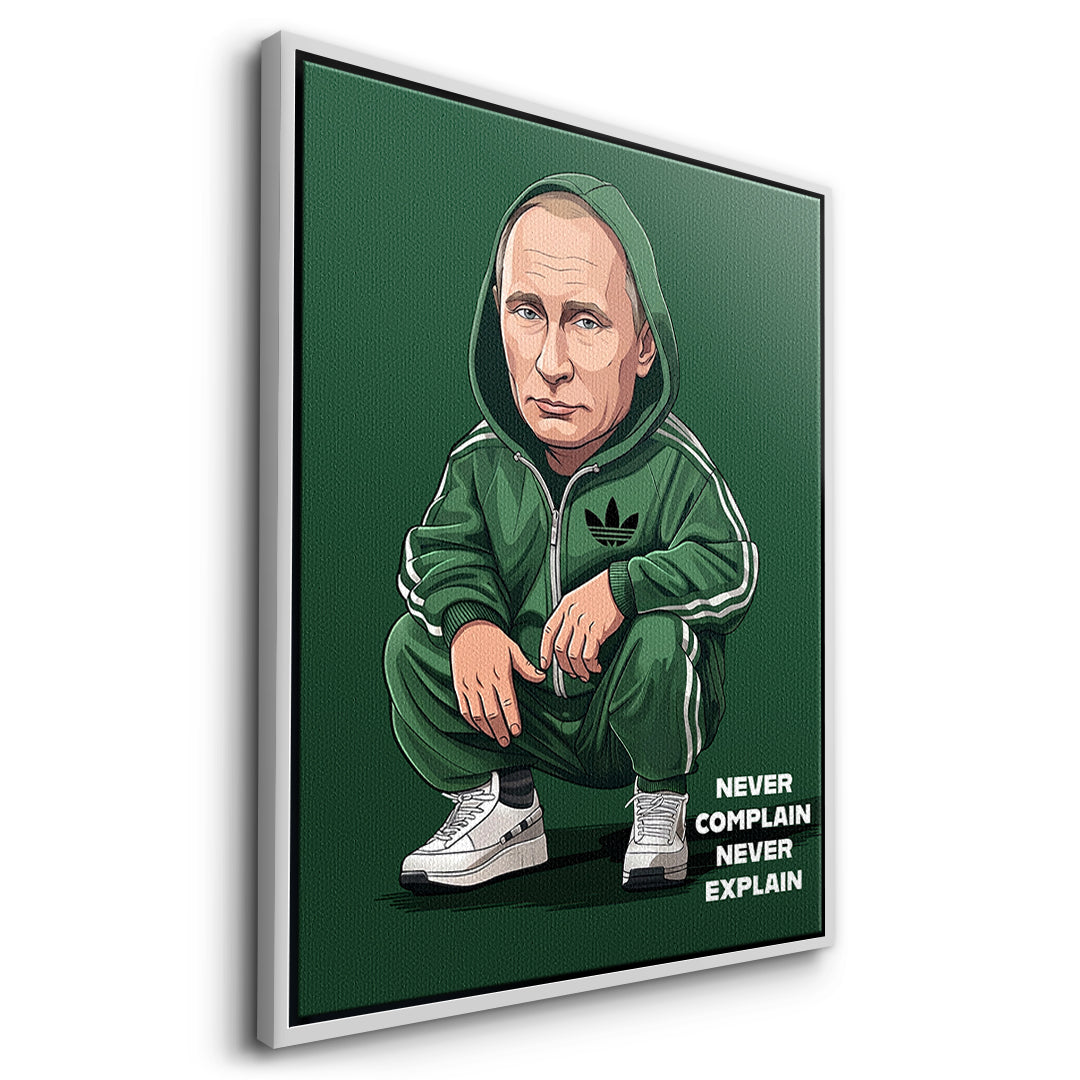 Putin Swag Leinwandbild Seite Weiß