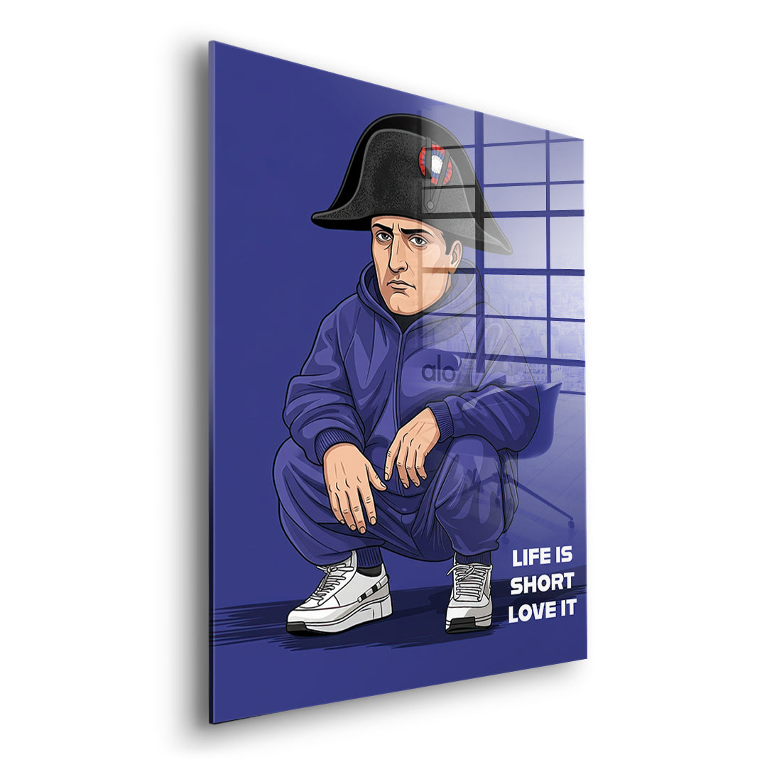 Napoleon Swag Acrylglasbild ohne Rahmen Seitenansicht