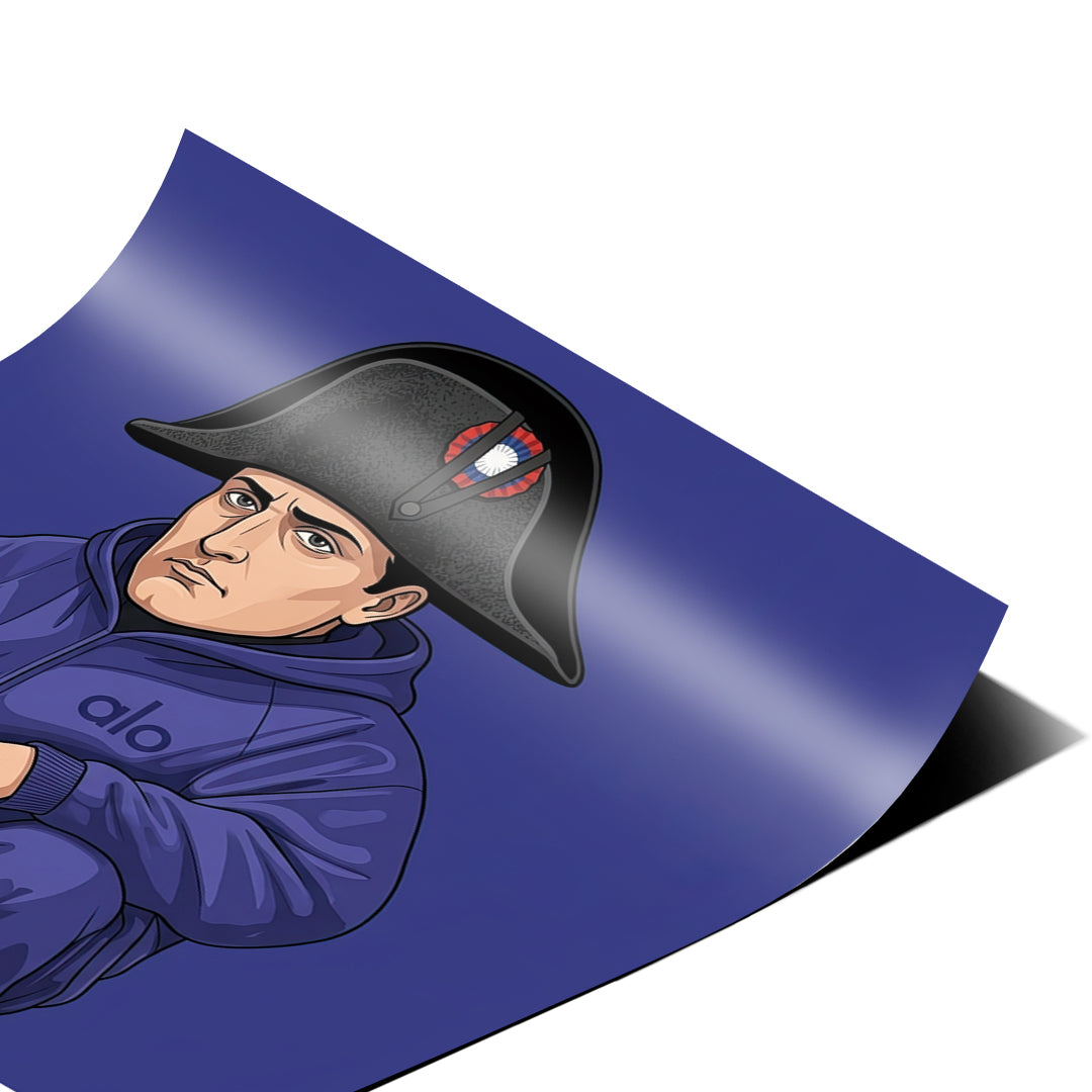 Napoleon Swag Poster Eckdetail Nahaufnahme