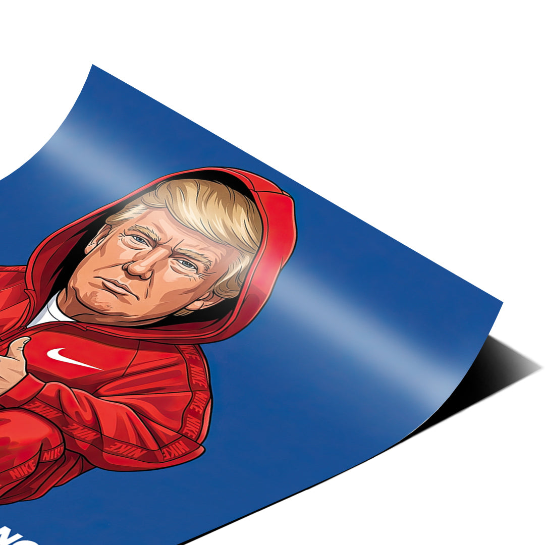 DOTCOMCANVAS Trump Swag Poster Eckdetail Variante 2