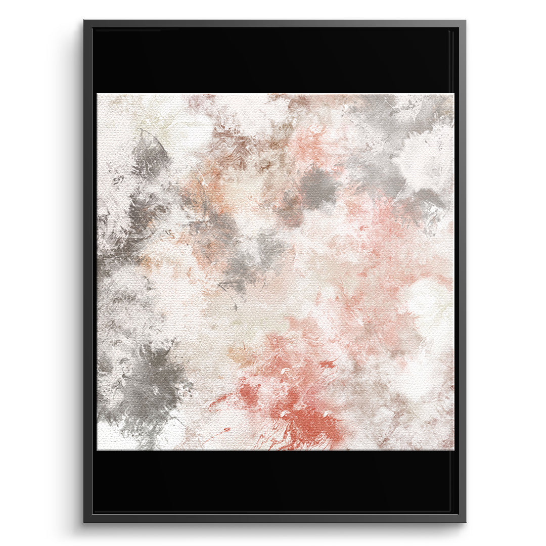 DOTCOMCANVAS Still, not empty Leinwandbild Vorderansicht Schwarzer Rahmen
