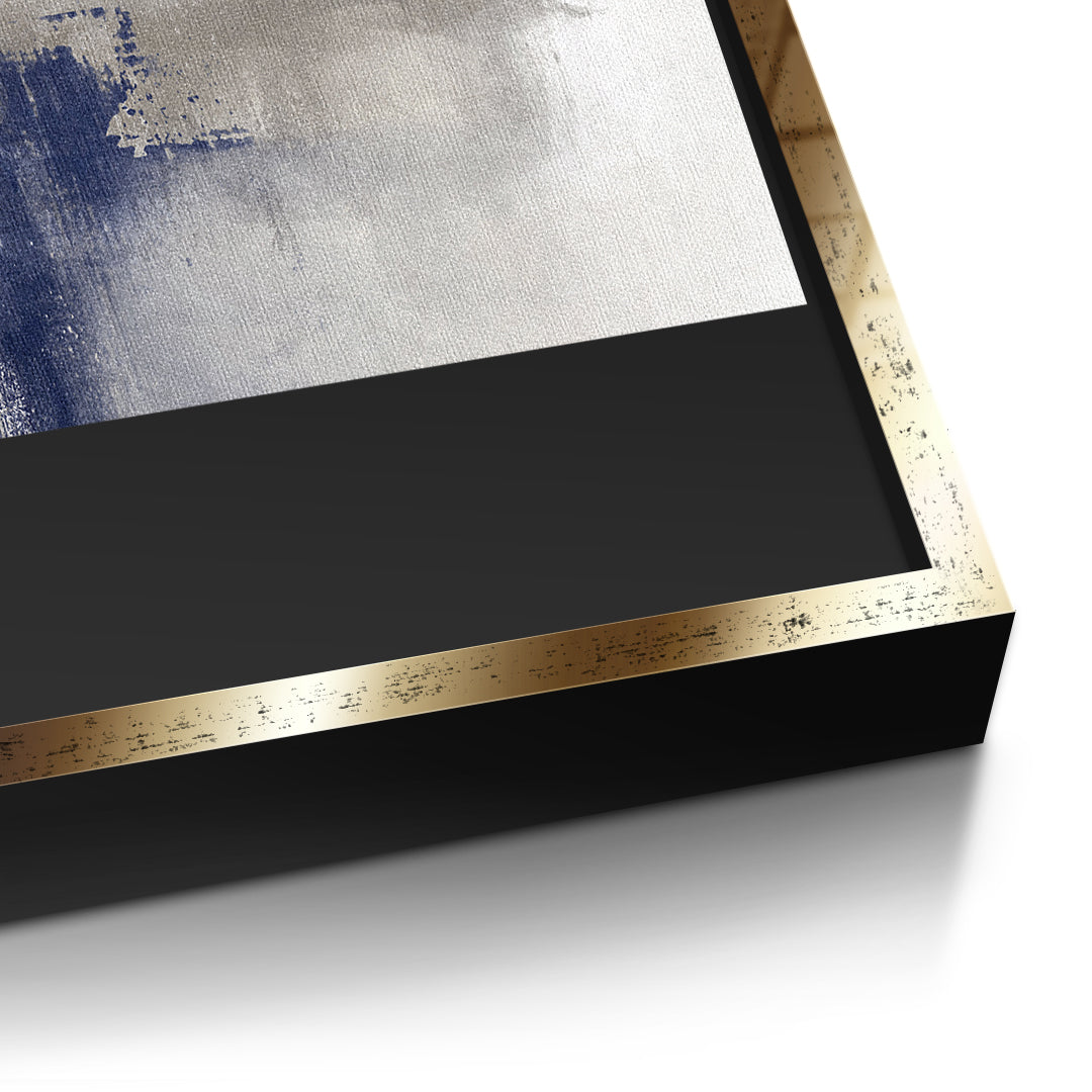 DOTCOMCANVAS Something Leinwandbild detail Goldener Rahmen