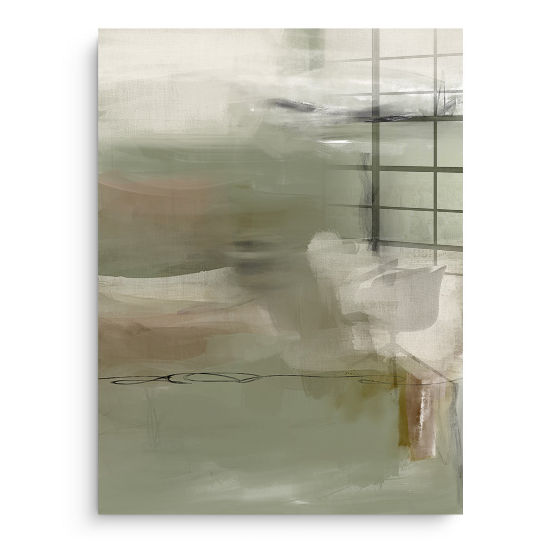 DOTCOMCANVAS Emerald Whispers Acrylglasbild Vorderansicht ohne Rahmen